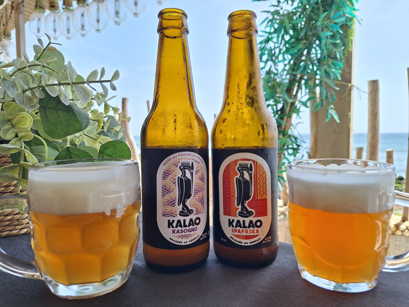 Kalao Craft beer at restaurant le Ngor Dakar Senegal