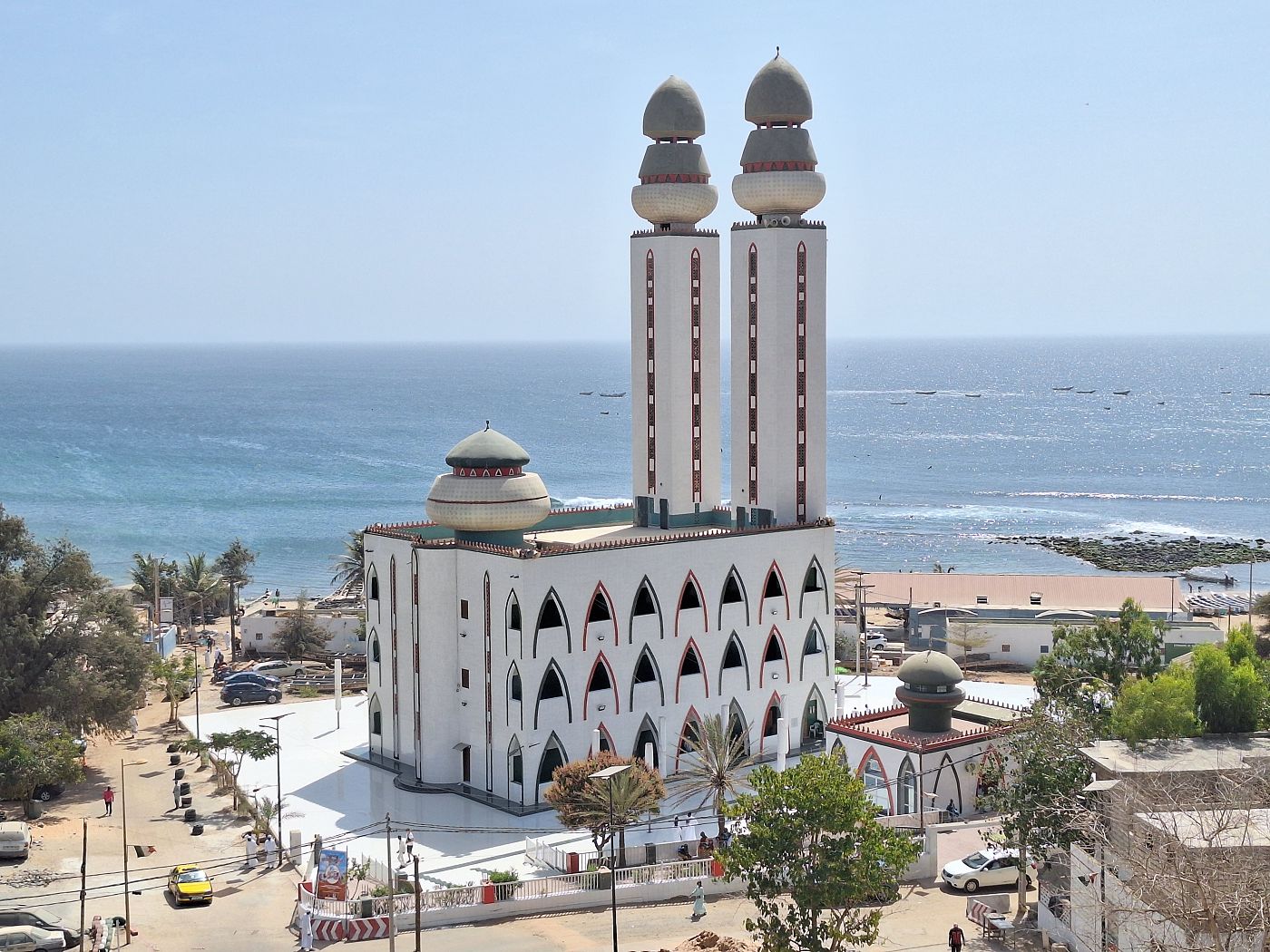 Mosque of the divinity Dakar Senegal one day before Ramadan 2025