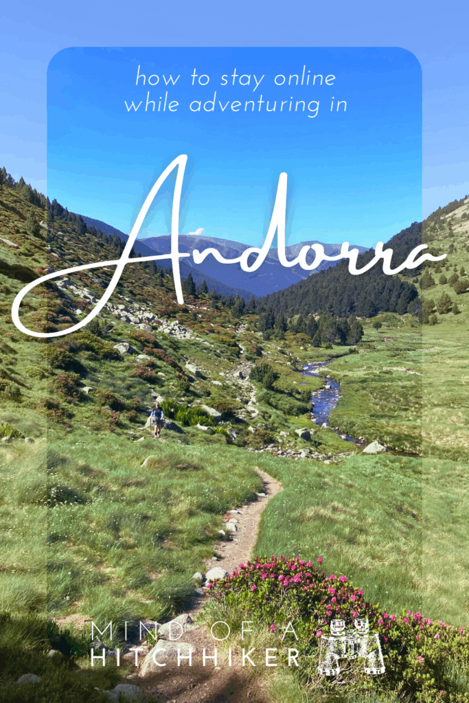 hiking Andorra France border area roaming mobile networks sim card