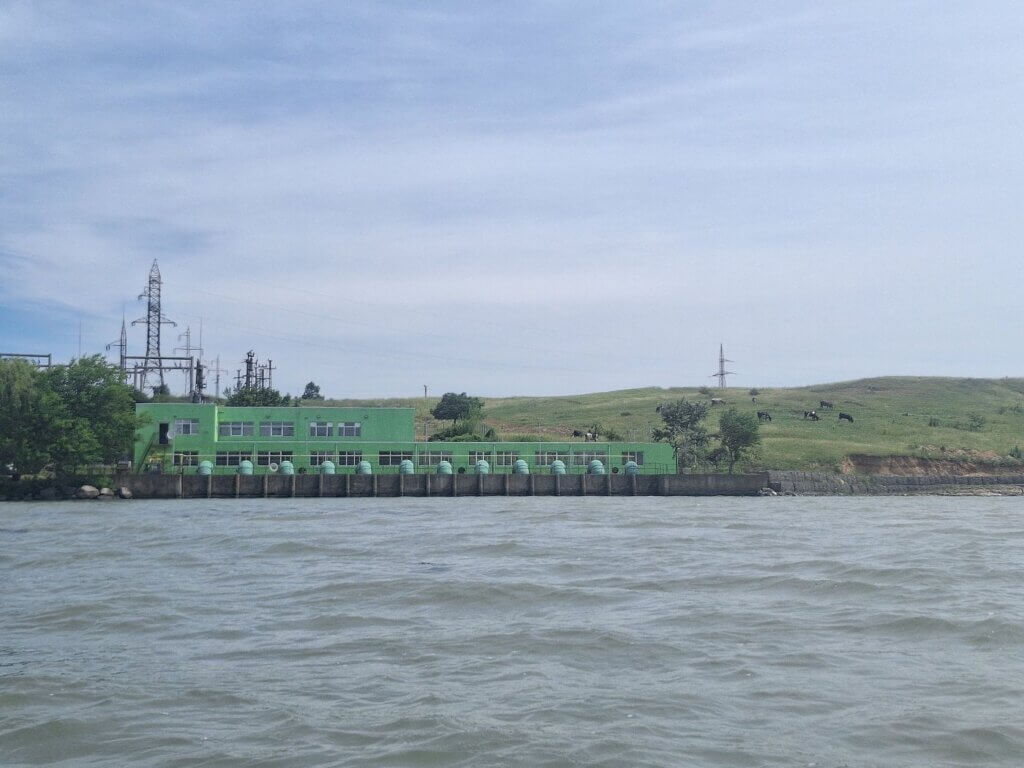 Tiganasi Romania Danube River SPA pumping station for agriculture Iron Gate II Gogosu Burila Mare