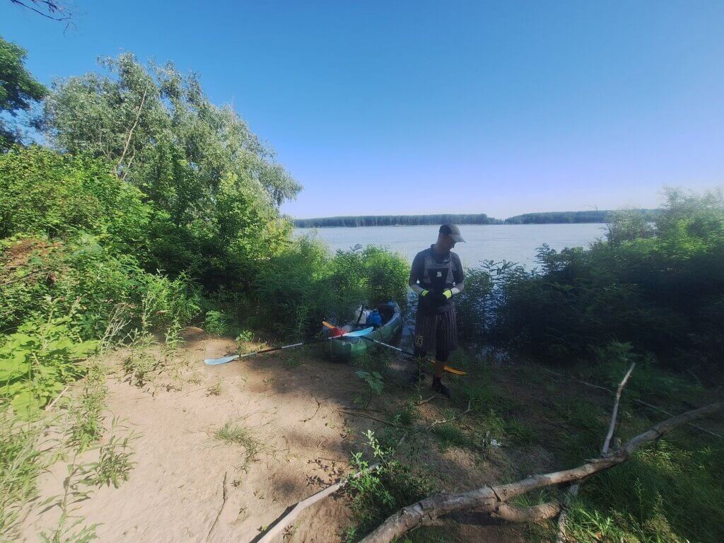 9 52 short kayaking break Batin River Island Bulgaria travel downstream