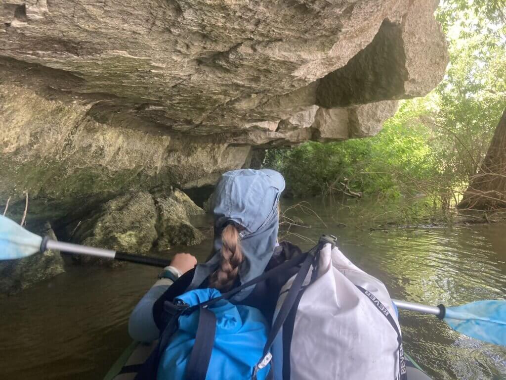 cave break Danube River Ruse Bulgaria Iris Veldwijk overhanging boulders