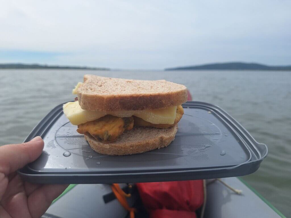 Crivina Laguna Verde guesthouse breakfast for kayak trip Danube river Portile de Fier II