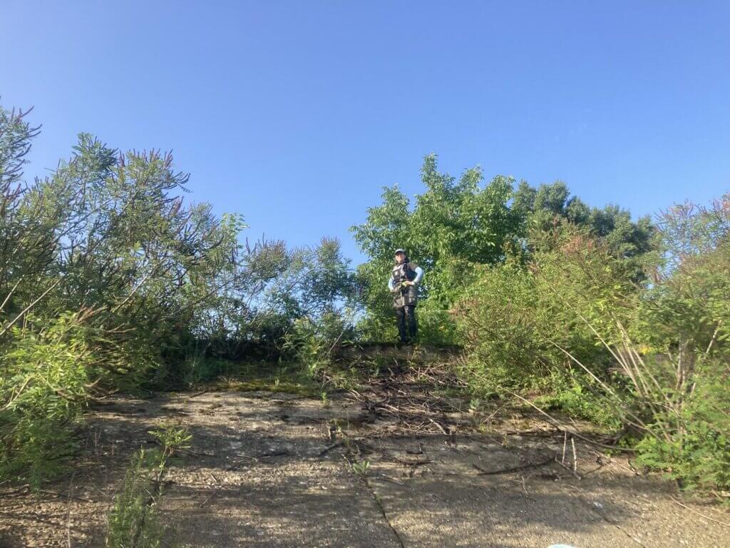 Landing Simian Island Danube River New Ada Kaleh fortress kayaking embankment Iris Veldwijk