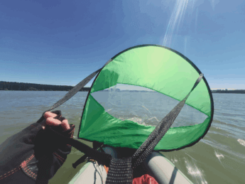 Kayak Trip Day 70: Vidin to Lom – A Broken Kayak Sail