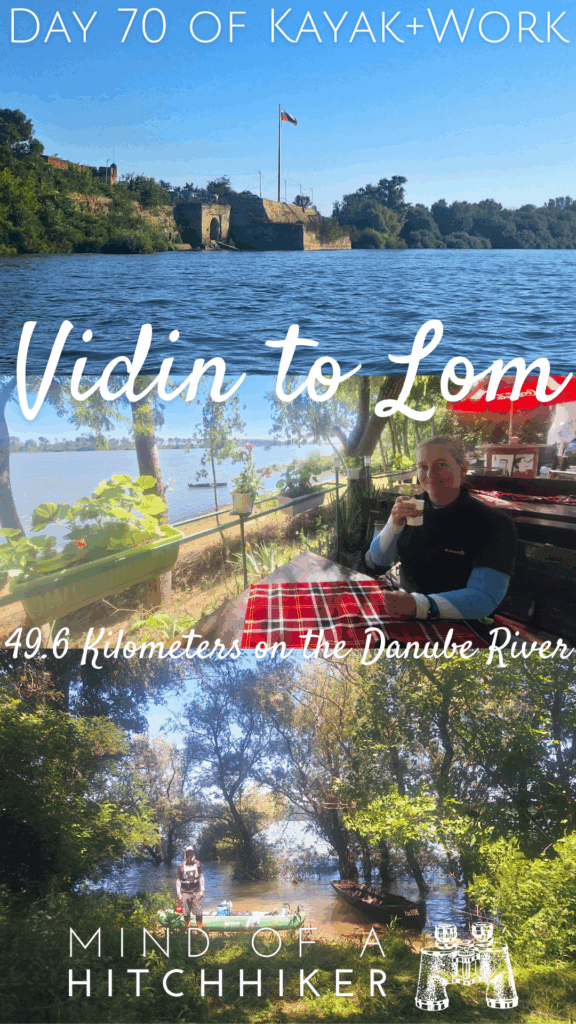 pin Danube kayak trip Vidin to Lom Bulgaria broken kayak sail