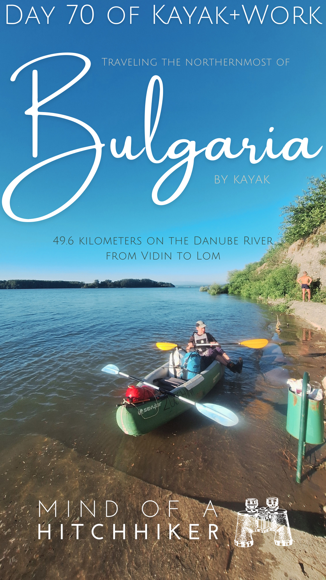 pin launch spot Vidin Bulgaria Baba Vida beach fortress kayaking Danube