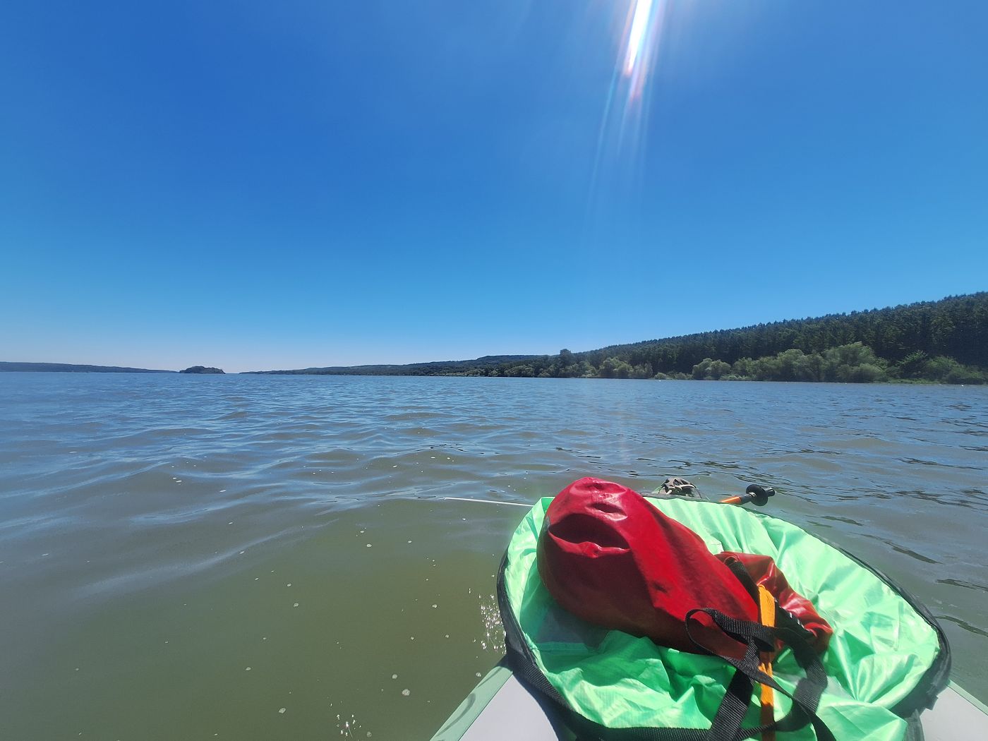 broken kayak sail kayaking Danube River near Orsoya Bulgaria Nebuna Island Romania forest Zucchini to Lom