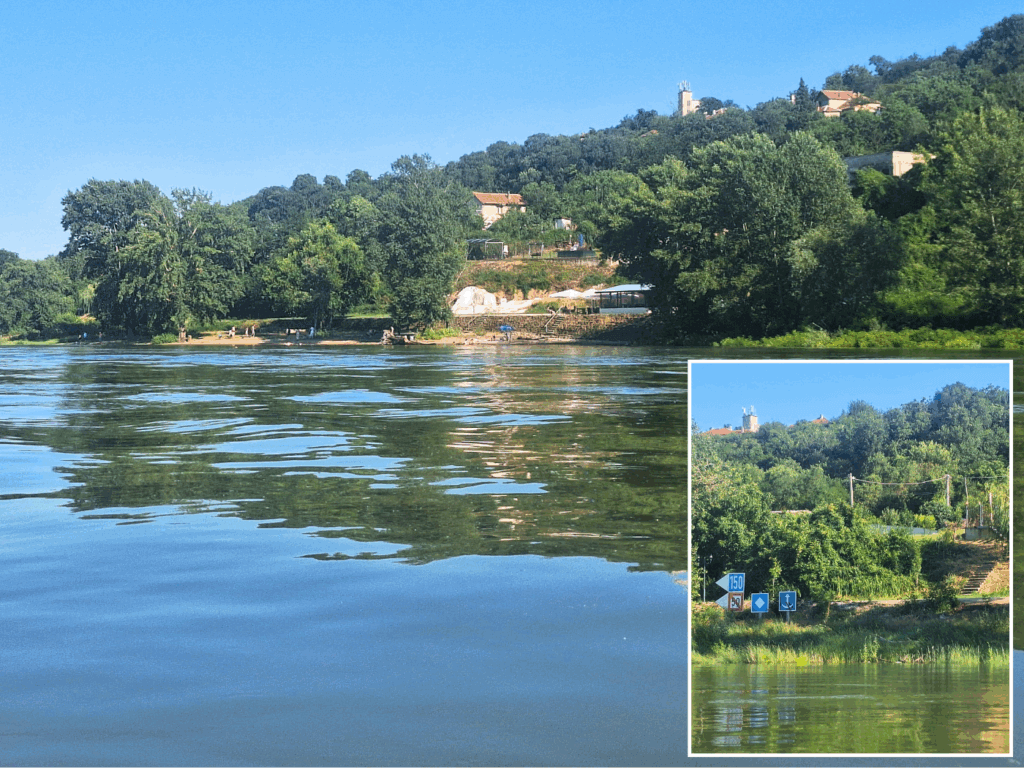 Oryahovo Bulgaria arrival beach Danube River kayaking swimming spot anchorage site inland shipping