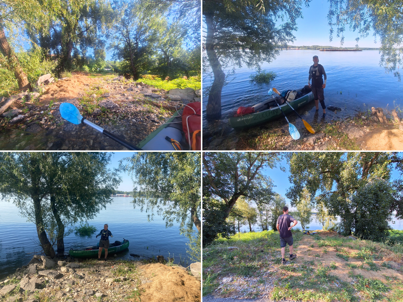 Iris Veldwijk Jonas Oryahovo arrival spot kayaking Zucchini Danube to Black Sea Bulgaria landing spot