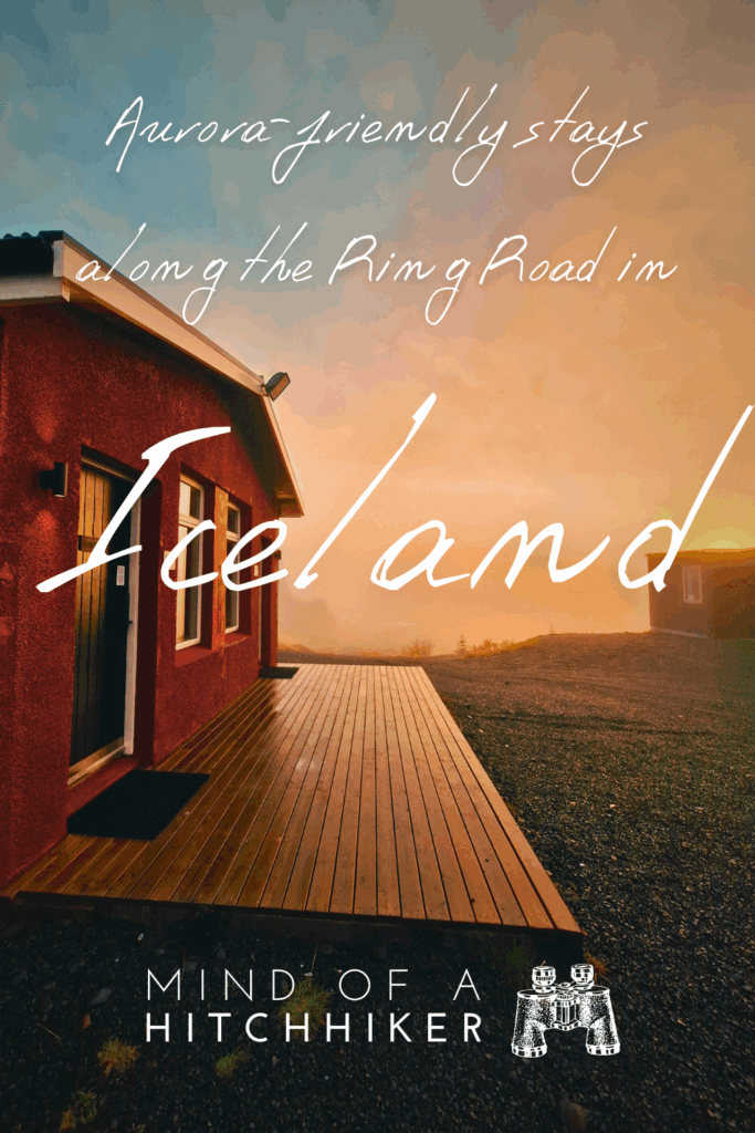 pins where to stay in Iceland golden circle south coast aurora watching hotels ring road
