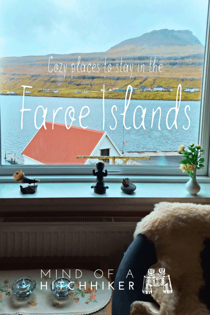 accommodation in the Faroe Islands Suduroy fjord view window house apartment holiday home couple travel