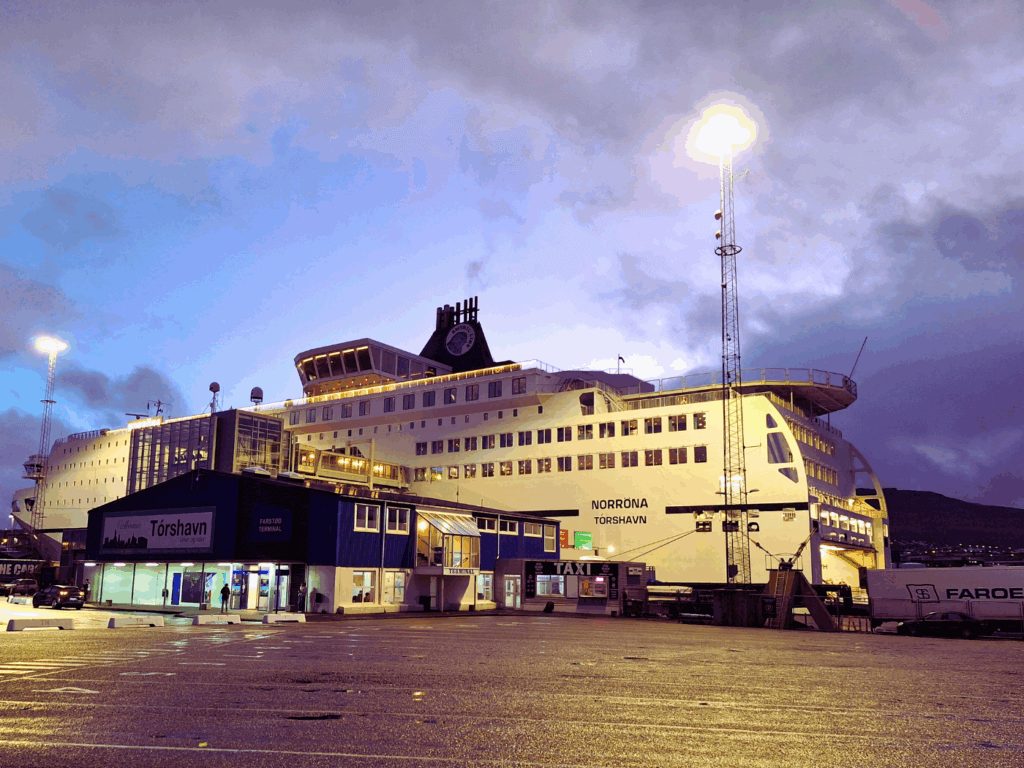 Accommodation in Iceland accommodation in the Faroe Islands accommodation in Denmark Smyrill line Norröna ship MV cruise ferry North Atlantic Ocean