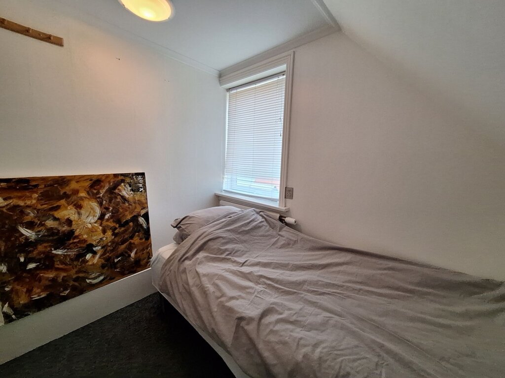 third bedroom accommodation in the Faroe Islands Suduroy Trongisvagur house single bed