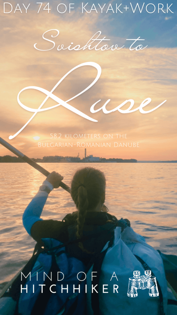 pin Kayak Trip Day 74 Svishtov to Ruse sunrise Bulgaria Zimnicea Romania southernmost point of the Danube River