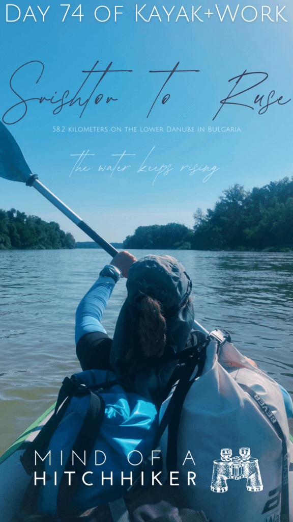 pin Kayak Trip Day 74 Svishtov to Ruse river islands Danube kayaking