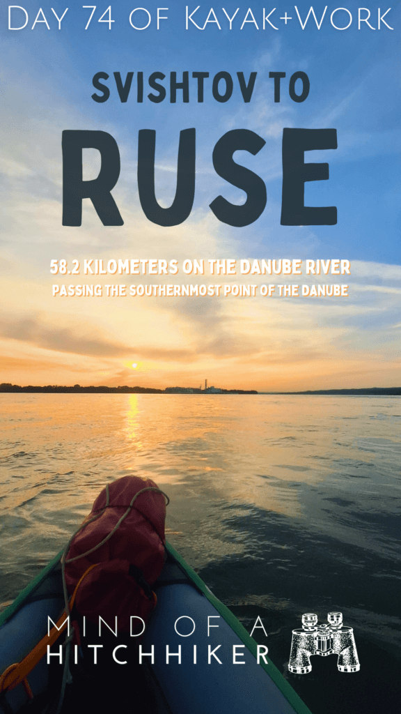 pin Kayak Trip Day 74 Svishtov to Ruse sunrise Zimnicea Romania Bulgaria