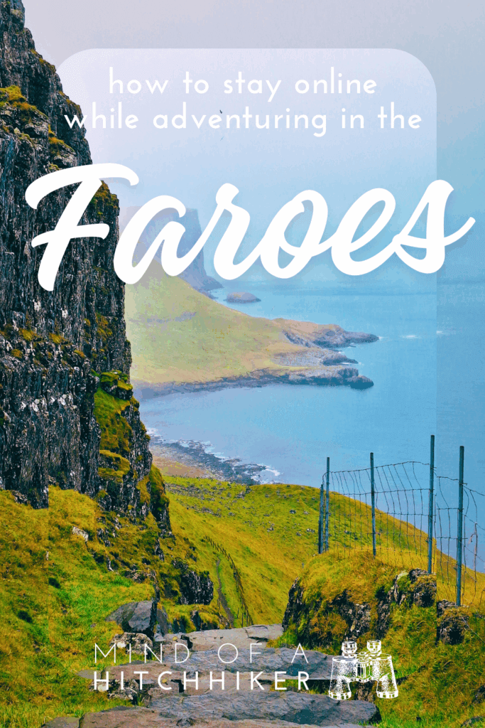 eSIM SIM card staying online in the Faroe Islands digital nomad travels