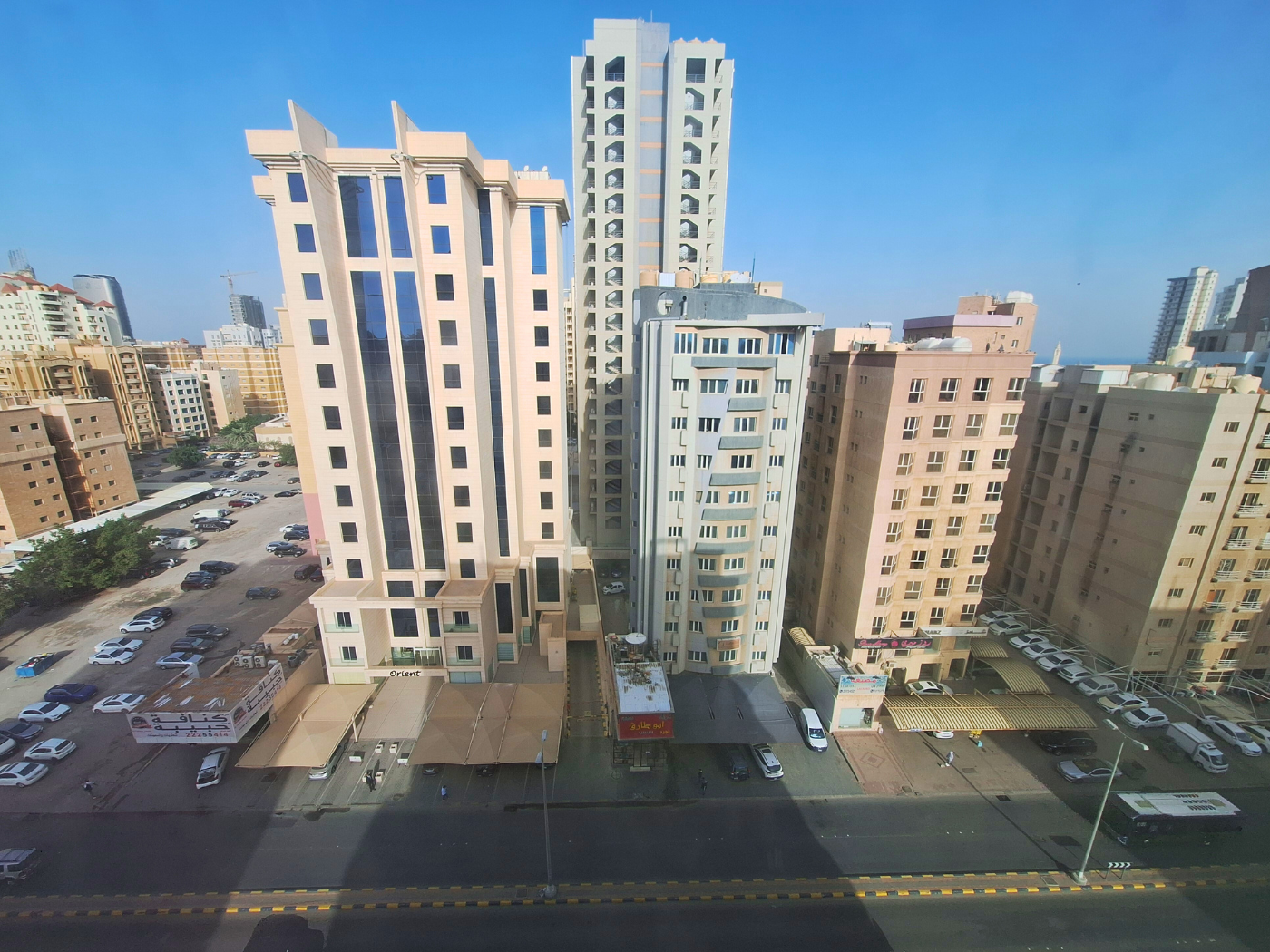 view from Lavan One apartment Al Salmiya Kuwait travel