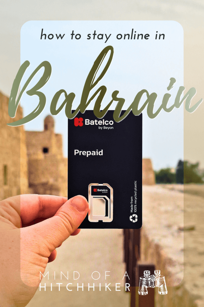how to stay online in Bahrain Manama fortress digital nomad travel