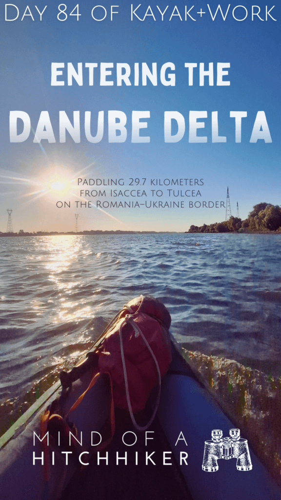 kayaking on the Danube river on the border between Ukraine and Romania war zone NATO outer border Danube Delta beginnings