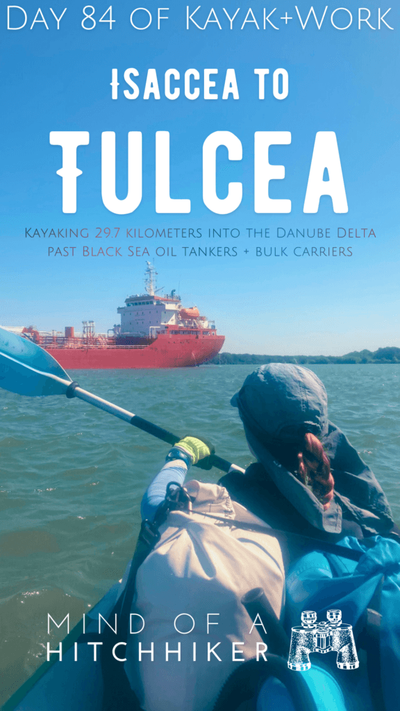 Danube kayak trip day 84 Isaccea to Tulcea Romania Ukraine border Danube Delta commences branches branch Iris Veldwijk