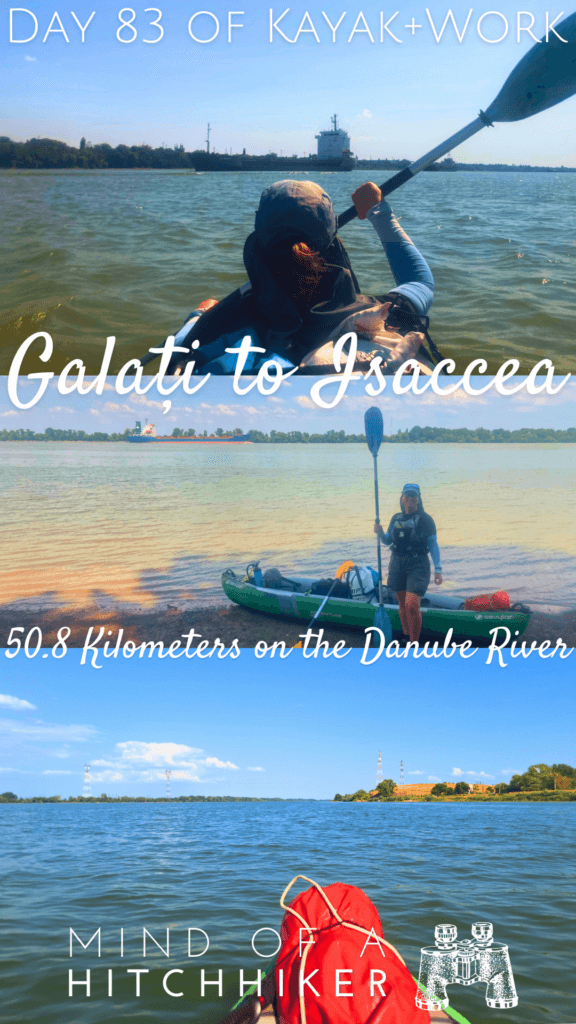 pins collage kayak trip day 83 Galati to Isaccea Romania Moldova Ukraine border area Black Sea maritime sector Danube