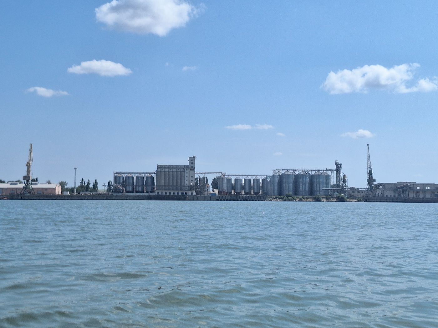 11 54 AK Bright Danube River Reni Ukraine port Romanian border area maritime sector Black Sea fast ships