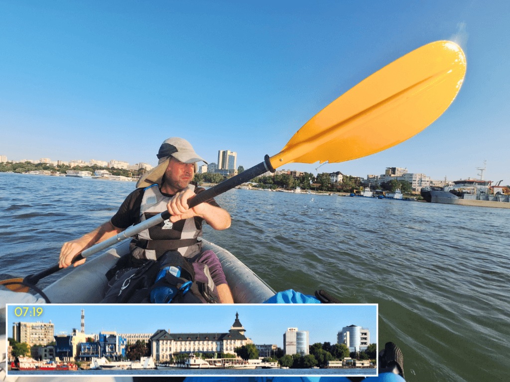 Jonas kayaking administratia portului Galati port authority captaincy Romania river front Danube