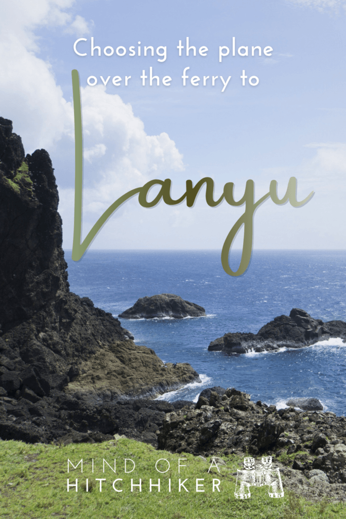 how to reserve a flight from Taitung to Lanyu with Daily Air when the website is down ferry versus small plane