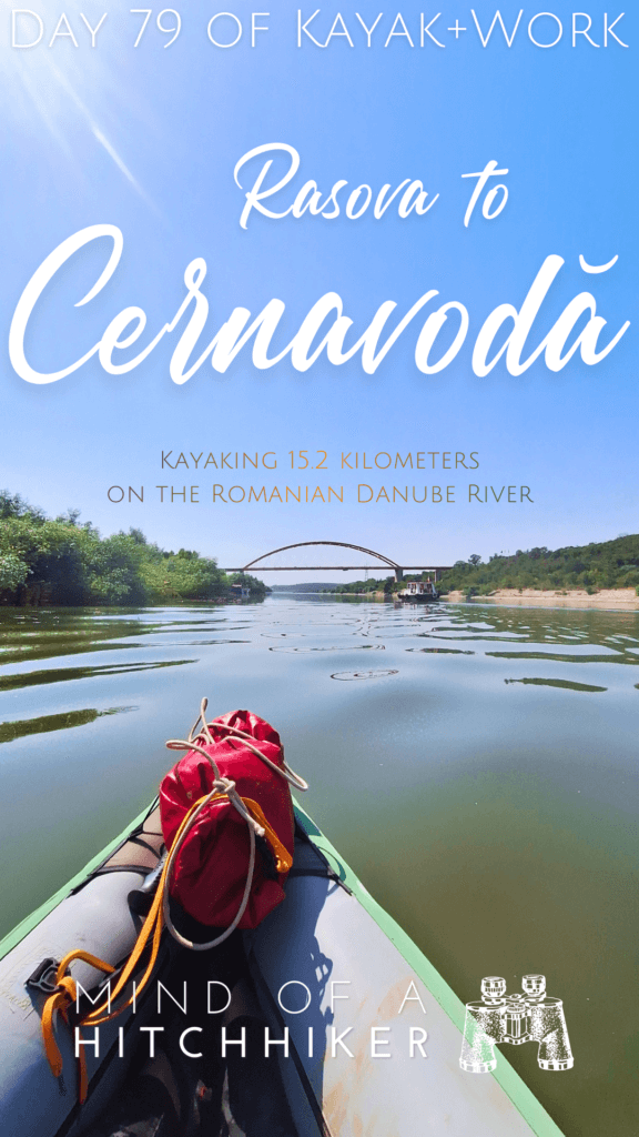 kayaking into the Danube Black Sea Canal Anghel Saligny bridge Balta Ialomitei Dobruja Constanta county Romania