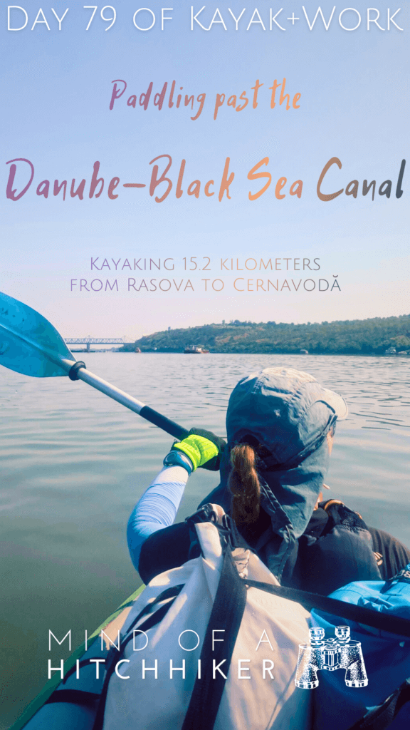 pin Iris Veldwijk kayak trip day 79 Rasova to Cernavoda Danube River Romania Dobruja