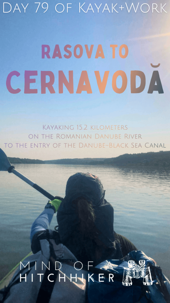 pin Iris Veldwijk kayak trip day 79 Rasova to Cernavoda Danube River Romania