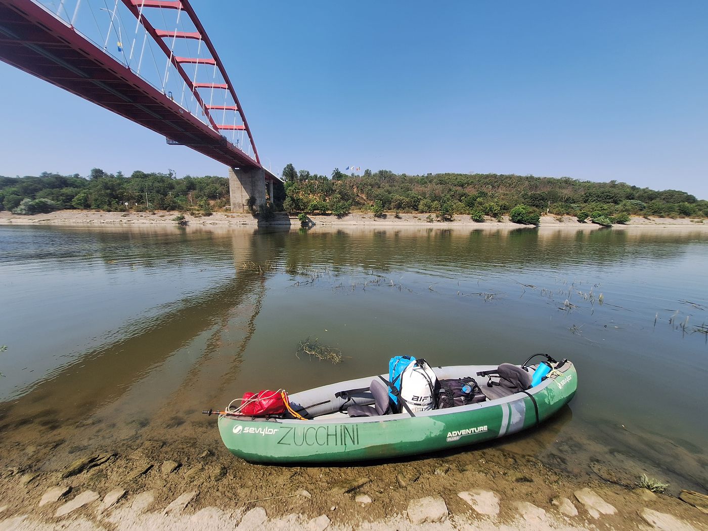 landing spot Danube Black Sea canal Zucchini kayakin gday 79 arrival Rasova to Cernavoda